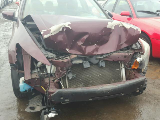 1HGCP26429A038983 - 2009 HONDA ACCORD LXP RED photo 9