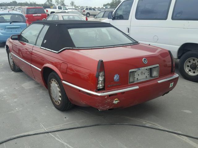 1G6EL12Y1SU623633 - 1995 CADILLAC ELDORADO RED photo 3