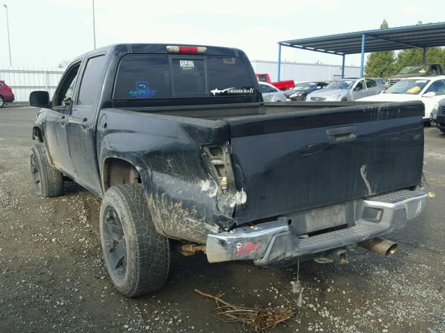 1GTDT136568236202 - 2006 GMC CANYON BLACK photo 3