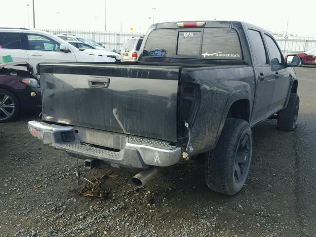 1GTDT136568236202 - 2006 GMC CANYON BLACK photo 4