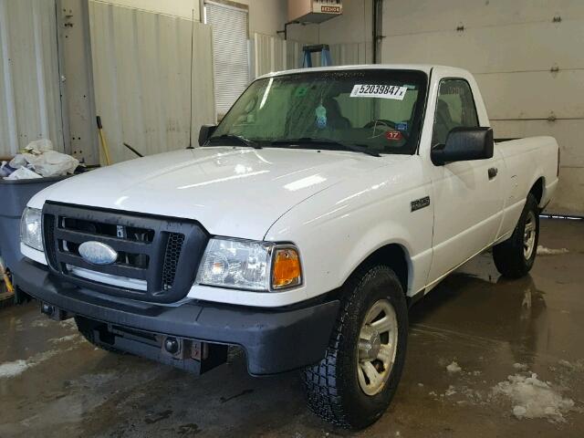 1FTYR10D58PA01133 - 2008 FORD RANGER WHITE photo 2