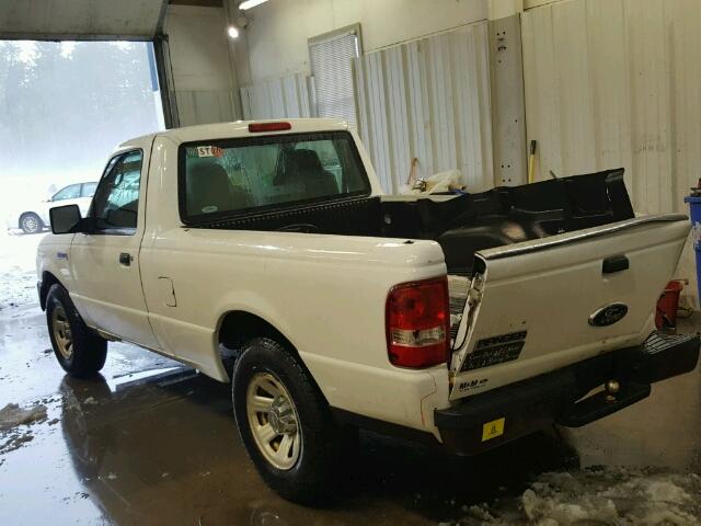 1FTYR10D58PA01133 - 2008 FORD RANGER WHITE photo 3