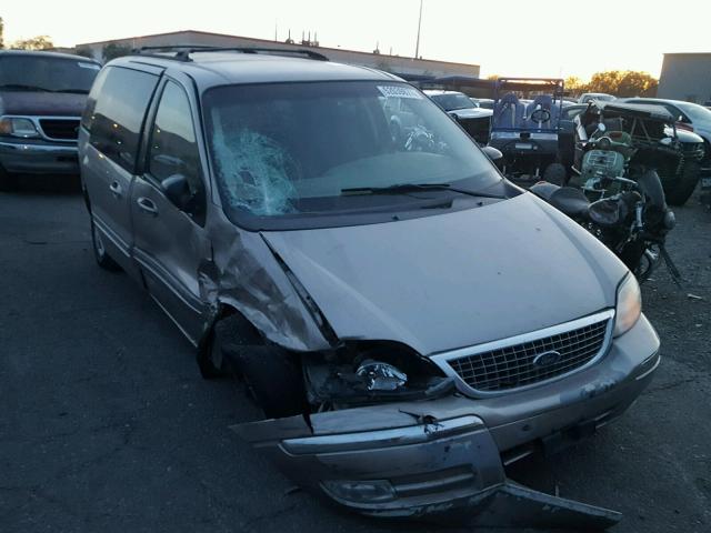 2FMDA56422BA66472 - 2002 FORD WINDSTAR S TAN photo 1