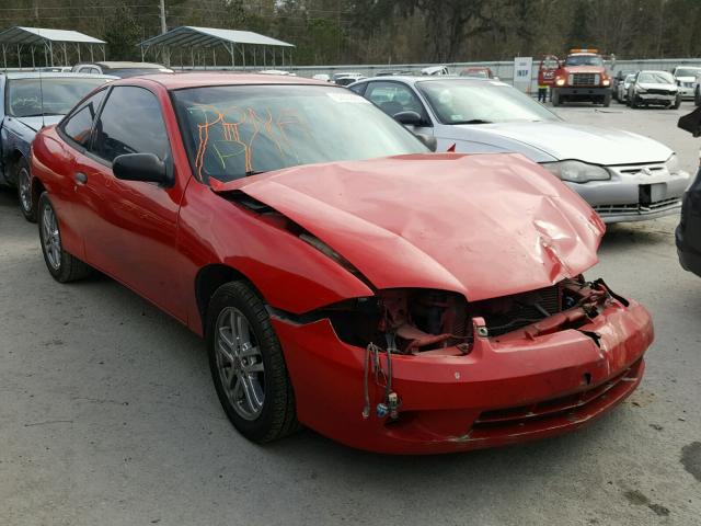 1G1JC12F847260462 - 2004 CHEVROLET CAVALIER RED photo 1