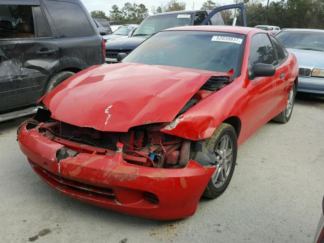 1G1JC12F847260462 - 2004 CHEVROLET CAVALIER RED photo 2