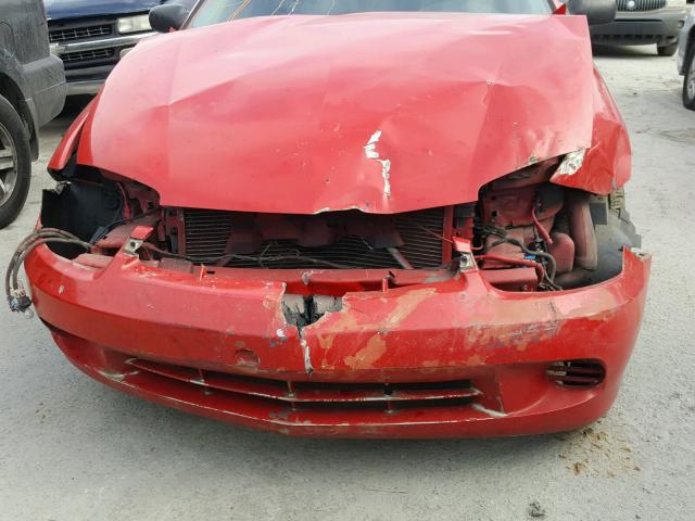 1G1JC12F847260462 - 2004 CHEVROLET CAVALIER RED photo 9