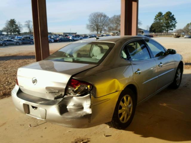 2G4WD582X61137537 - 2006 BUICK LACROSSE C SILVER photo 4