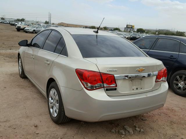 1G1PC5SH1C7107553 - 2012 CHEVROLET CRUZE LS SILVER photo 3