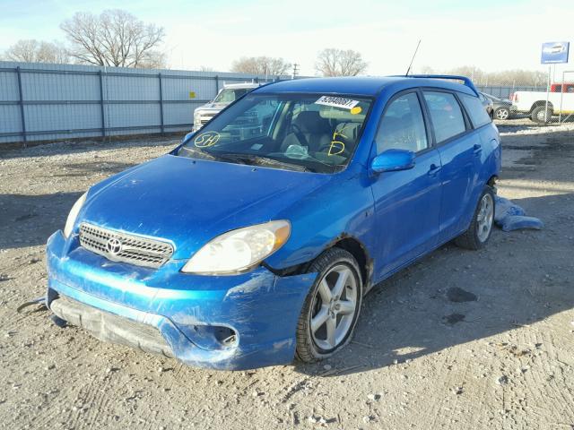 2T1KR32E77C626721 - 2007 TOYOTA COROLLA MA BLUE photo 2