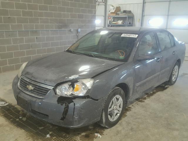 1G1ZS58FX8F120493 - 2008 CHEVROLET MALIBU LS GRAY photo 2