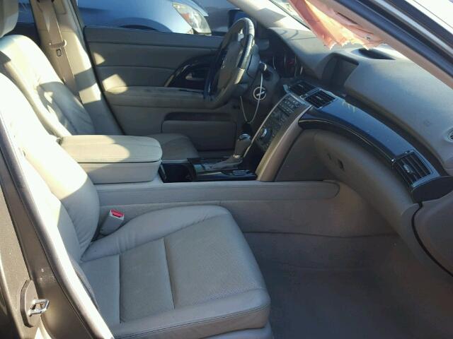 JH4KB26649C001852 - 2009 ACURA RL ნაცრისფერი ფოტო 5