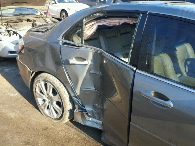 JH4KB26649C001852 - 2009 ACURA RL ნაცრისფერი ფოტო 9