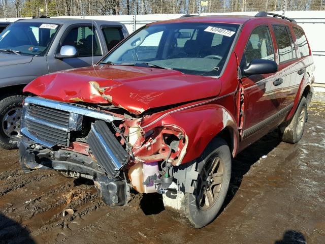 1D4HD38K66F145874 - 2006 DODGE DURANGO SX RED photo 2