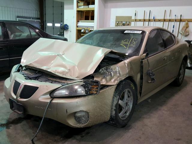 2G2WS522741261527 - 2004 PONTIAC GRAND PRIX GOLD photo 2