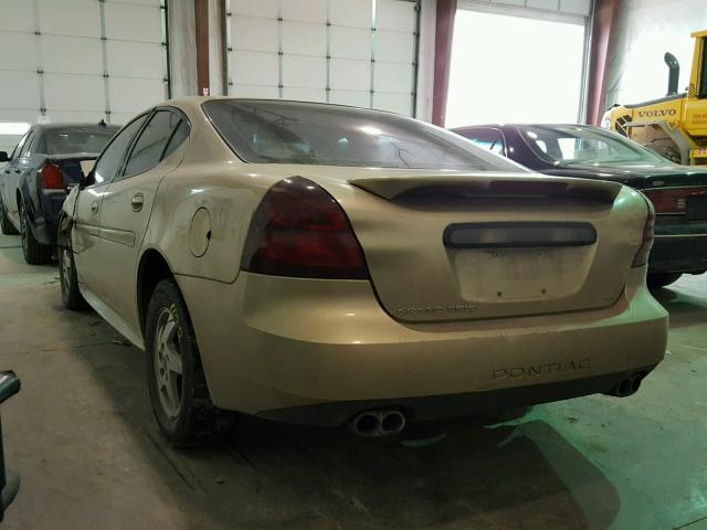 2G2WS522741261527 - 2004 PONTIAC GRAND PRIX GOLD photo 3