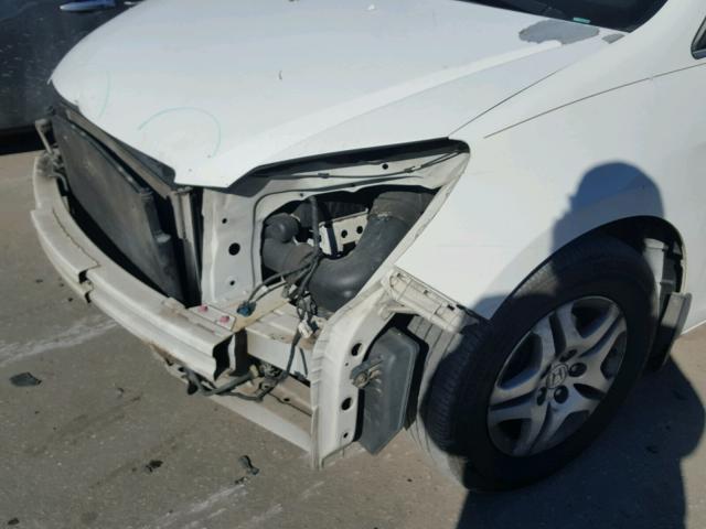 5FNRL386X6B000249 - 2006 HONDA ODYSSEY EX WHITE photo 9