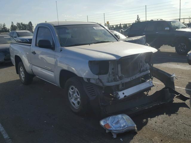 5TENX22N17Z428918 - 2007 TOYOTA TACOMA SILVER photo 1