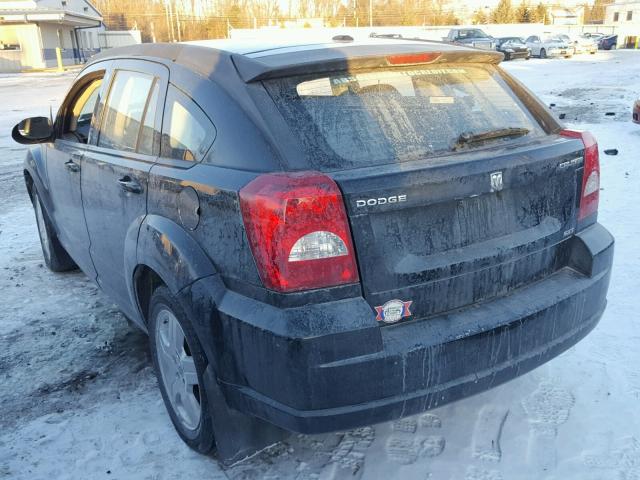 1B3HB48A59D218220 - 2009 DODGE CALIBER SX BLACK photo 3