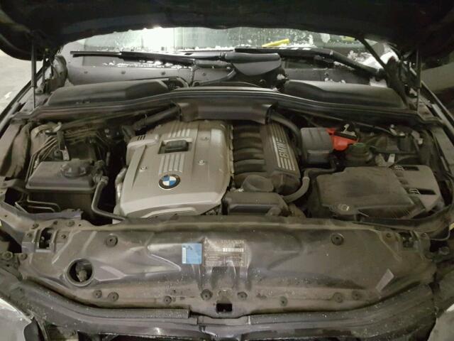 WBANE73537CM53221 - 2007 BMW 530 I BLACK photo 7