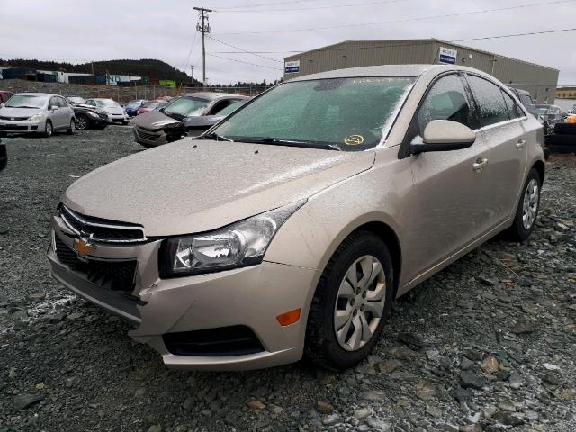 1G1PC5SB0E7368428 - 2014 CHEVROLET CRUZE LT SILVER photo 2