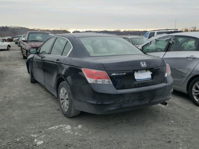 1HGCP2F35AA126275 - 2010 HONDA ACCORD LX BLACK photo 3