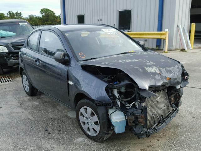 KMHCM36C49U121149 - 2009 HYUNDAI ACCENT GS CHARCOAL photo 1