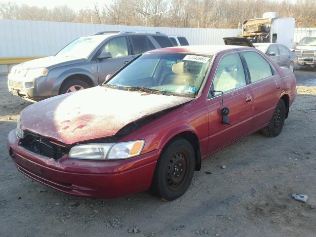 4T1BG22K7VU112840 - 1997 TOYOTA CAMRY CE BURGUNDY photo 2