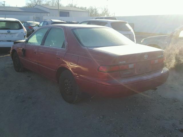 4T1BG22K7VU112840 - 1997 TOYOTA CAMRY CE BURGUNDY photo 3