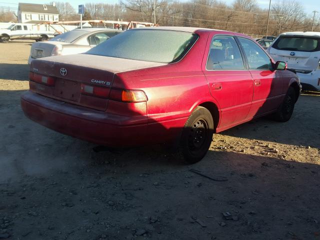 4T1BG22K7VU112840 - 1997 TOYOTA CAMRY CE BURGUNDY photo 4