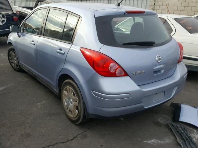 3N1BC1CP0BL450948 - 2011 NISSAN VERSA S BLUE photo 3