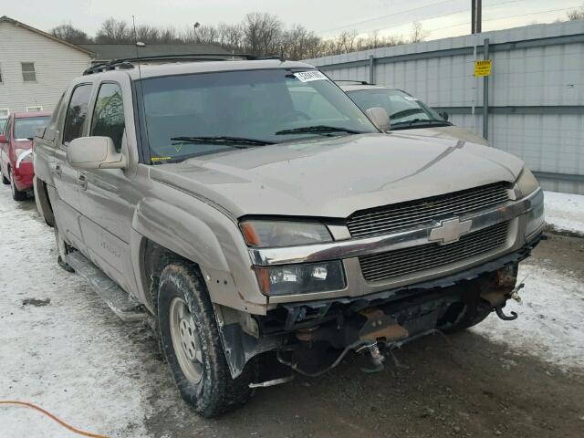 3GNEK13T22G243469 - 2002 CHEVROLET AVALANCHE GOLD photo 1