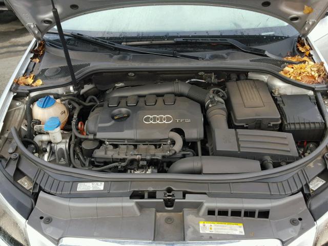 WAUKEBFM2AA139894 - 2010 AUDI A3 PREMIUM SILVER photo 7