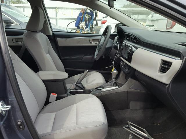 5YFBURHE5EP100884 - 2014 TOYOTA COROLLA L GRAY photo 5