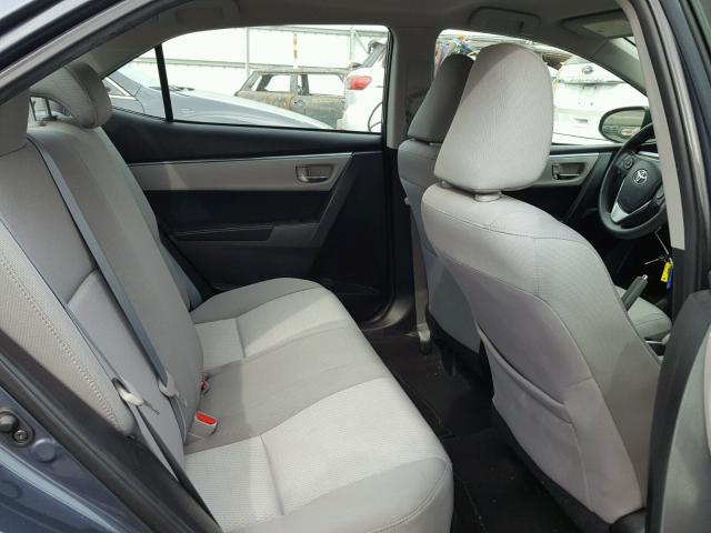 5YFBURHE5EP100884 - 2014 TOYOTA COROLLA L GRAY photo 6