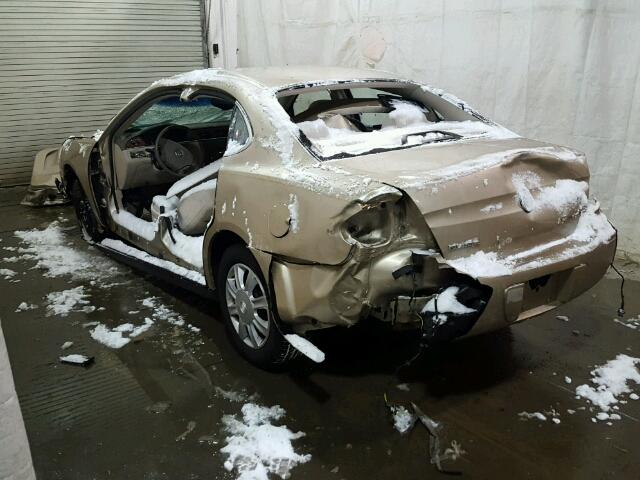 2G4WC532151240581 - 2005 BUICK LACROSSE C GOLD photo 3