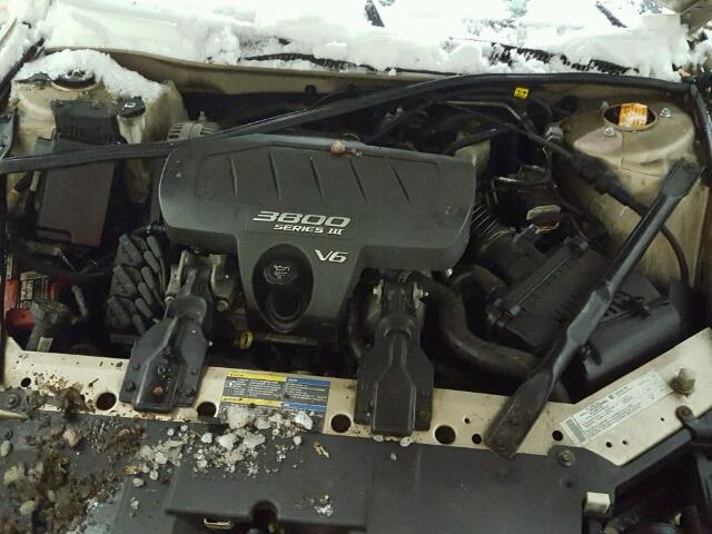 2G4WC532151240581 - 2005 BUICK LACROSSE C GOLD photo 7