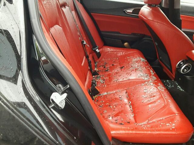 ZARFAEDNXH7548641 - 2017 ALFA ROMEO GIULIA Q4 BLACK photo 6