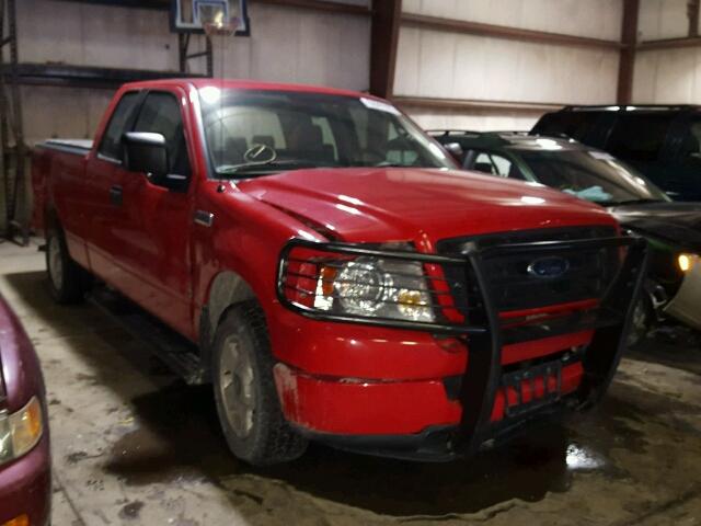 1FTRX12W04NA64977 - 2004 FORD F150 RED photo 1