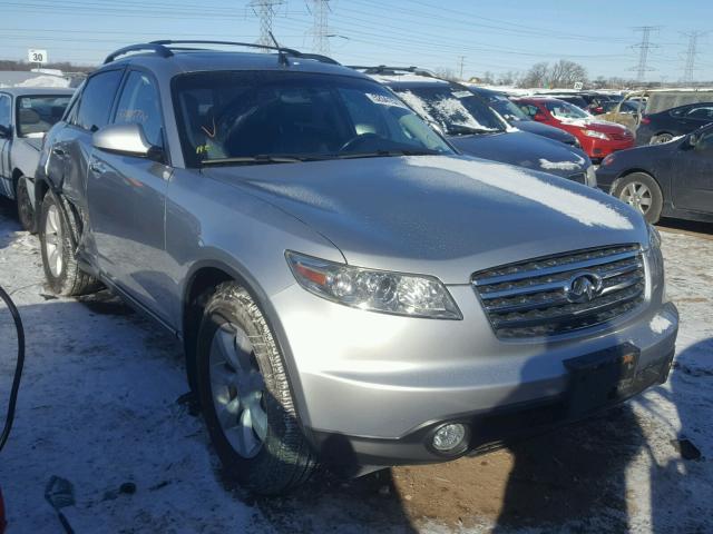 JNRAS08W25X218706 - 2005 INFINITI FX35 SILVER photo 1