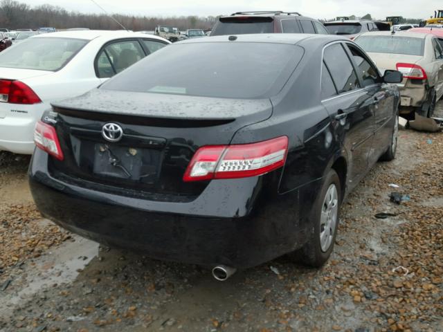 4T4BF3EK7BR135864 - 2011 TOYOTA CAMRY BASE BLACK photo 4