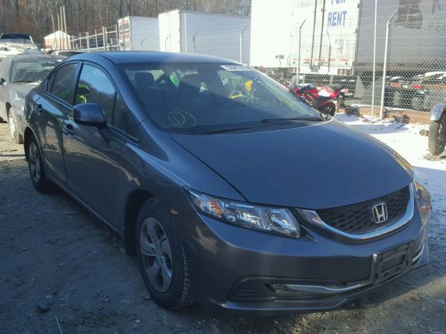 19XFB2F55DE080511 - 2013 HONDA CIVIC LX GRAY photo 1