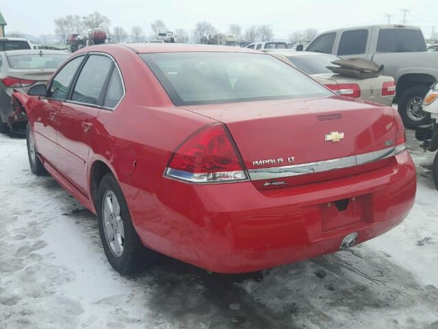 2G1WG5EK8B1112333 - 2011 CHEVROLET IMPALA LT RED photo 3