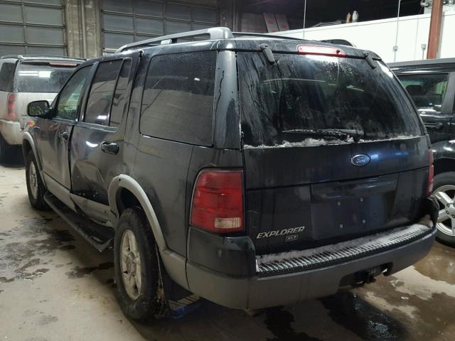 1FMZU73E32ZC37443 - 2002 FORD EXPLORER X BLACK photo 3