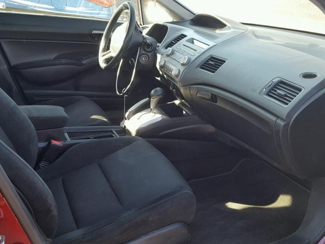 19XFA1F65AE017488 - 2010 HONDA CIVIC Bordo foto 5