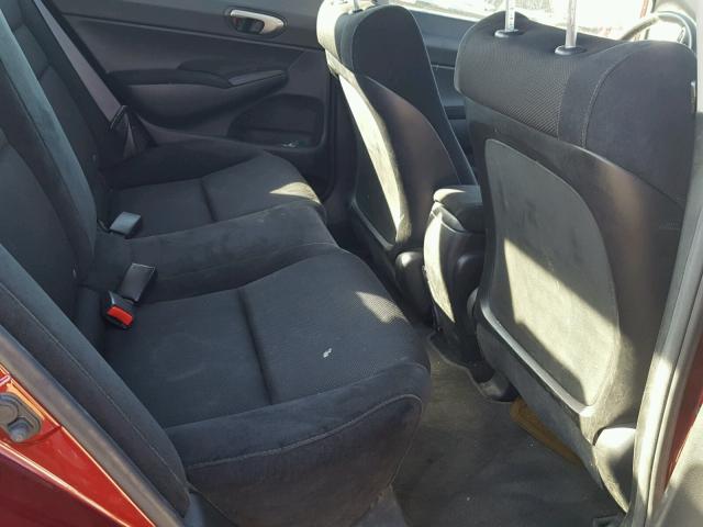 19XFA1F65AE017488 - 2010 HONDA CIVIC Bordo foto 6