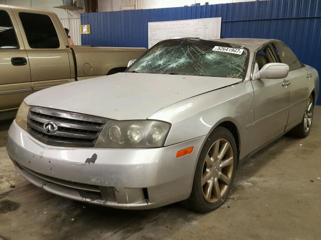 JNKAY41E33M004358 - 2003 INFINITI M45 SILVER photo 2