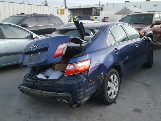 4T4BE46K59R137517 - 2009 TOYOTA CAMRY BASE BLUE photo 4