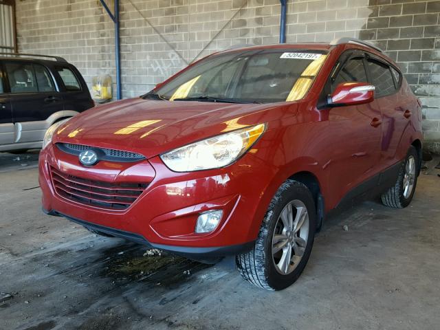 KM8JUCAC3DU557238 - 2013 HYUNDAI TUCSON GLS RED photo 2