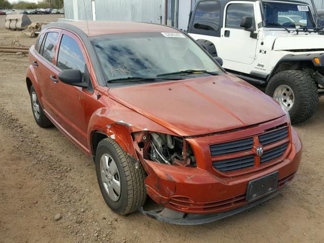 1B3HB28B77D407297 - 2007 DODGE CALIBER ORANGE photo 1