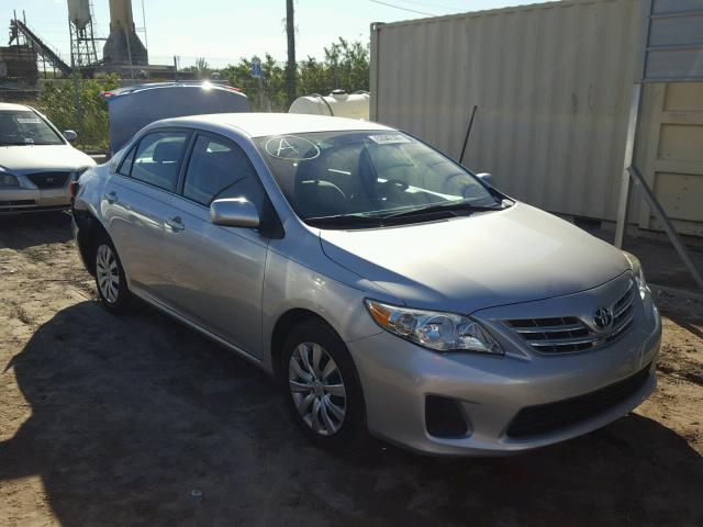 5YFBU4EE8DP127647 - 2013 TOYOTA COROLLA BA SILVER photo 1